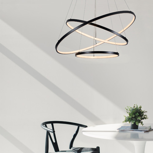 Dimmable pendant store light fitting